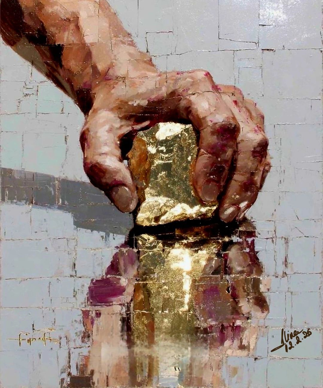 ArteDiAlina.com painting: Gold Rush